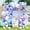 Blue Purple White Silver, variant on ANHXN Balloons Arch Kit with Black Gold Confetti Balloons for Graduation Decorations Class Grad Men Birthday Party Prom Retirement Masquerade Anniversary Party Decorations