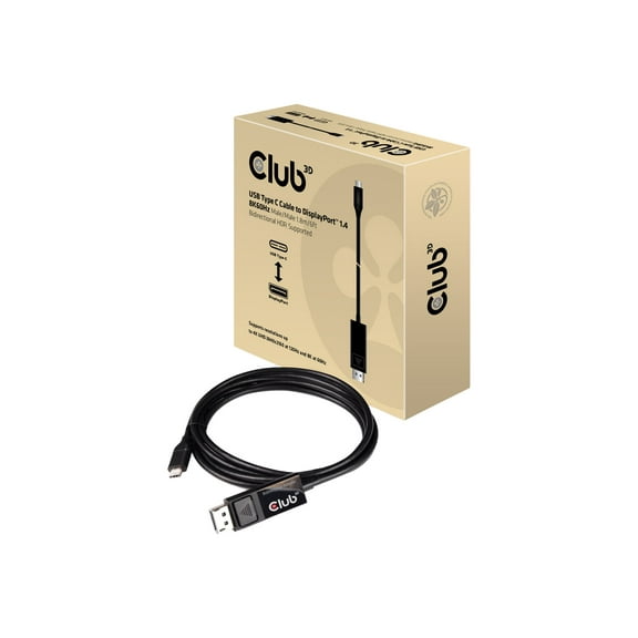 Club 3D USB Type C Cable to DP 1.4 8K60Hz M/M 1.8m/5.9ft