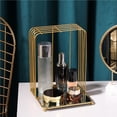thumbnail image 3 of Organizador De Maquillaje, Estante Cosmético De Arte Del Hierro, Soporte Para Joyería, Lápiz Labial, Perfume, Baño, Dormitorio, Estante De Almacenamiento De Escritorio Moyic HA022557-00, 3 of 7