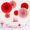 thumbnail image 4 of Xingzhi Circular handmade paper flower fan, 4 of 7