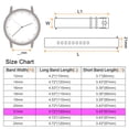 thumbnail image 2 of Uxcell Silicone Watch Band Quick Release Soft Rubber Watch Strap Green/Black 21mm, 2 of 7