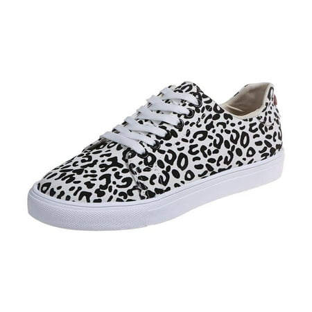 

Leopard Casual Canvas Shoes