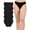 Black, variant on 5 Pair Women's Seamless Tag-Free Bikini Panties - Stripes, Solids, Heathers - Womens - Female, M, Asst E0031 Laurel Wreath Stripe Egret Warm Taupe Reflecting Pond Gingersnap