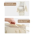 thumbnail image 4 of Bolsa de transporte para mascotas ONECUTE para perros pequeños, gatos y conejos, color beige, 4 of 8
