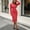 Red, variant on Womens Sweater Dress Cable Knit Long Sleeve Dresses Bodycon Crew Neck Basic Elegant Winter Outfits