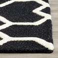 thumbnail image 6 of SAFAVIEH Cambridge Joshua Geometric Tessellation Wool Area Rug, Black/Ivory, 2'6" x 4', 6 of 9