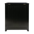 thumbnail image 7 of Oceanstar Rectangular Wooden Laundry Hamper with Interior Bag, Black Color, 20.25 L x 13 W x 24.25 H inches, Age Group Adult, 7 of 7