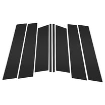 Unique Bargains 8 Pcs Front Rear Left Right Car Door Pillar Window Trim for Mazda CX-50 2023-2024 Plastic Black