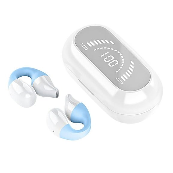 QTOCIO Bluetooth Headphones, S03 Earclip Type Digital Wireless Bluetooth Headset, Non-earphone Stereo Music Headset