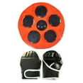 thumbnail image 4 of Máquina de boxeo musical, entrenador de boxeo, boxeo electrónico, objetivo de pared, saco de arena, almohadillas de perforación, montaje en pared para Rojo, 4 of 8