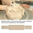thumbnail image 3 of Garosa Rolling Stick Modeling Roller Pottery Tools Solid Wood Sculpture Kit Polished Craft Collection,Rolling Pin, 3 of 8