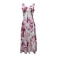 thumbnail image 3 of WILLBEST Vestido Maxi Casual Sin Mangas Con Cuello En V Floral Para Mujer, Vestido Largo Informal De Verano Con Cómodo Y Transpirable. En La Cintura, 3 of 3