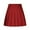 Red, variant on Women and Girl Short Skirts High Waist Pleated Skater Tennis Skirt Summer Solid Color Cotton Linen Skirt Anti-Exposure Safety A Line Mini Skirts