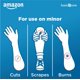 thumbnail image 3 of Vendajes Amazon Basic Care antibacterianos transparentes, 30 unidades, 3 of 7