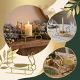 thumbnail image 5 of Qholemyo Golden Metal Sleigh Candleholder Tabletop Ornament Home Decor For Christmas Xmas Table Decor, 5 of 6