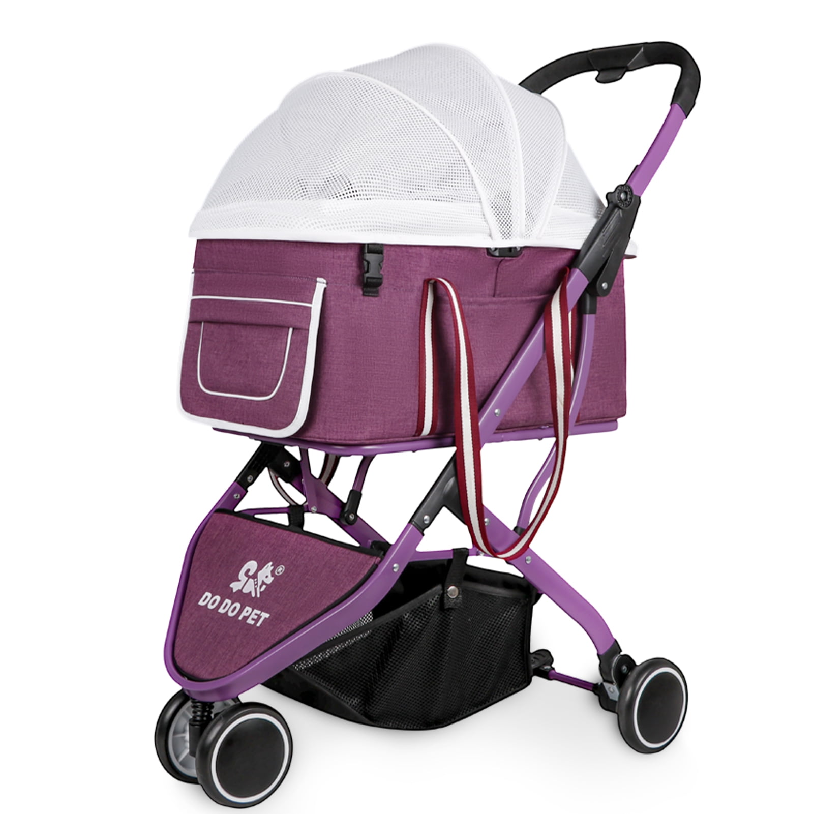 Pet Gear Stroller with Convertible Compartment Split Type
