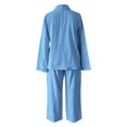 thumbnail image 4 of Aofany Outfits Sets for Women Long Sleeve Shirts & Wide Leg Pants Loose Fit Casual 2 Piece Sets, 4 of 4