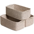 thumbnail image 1 of Cesto Organizador Goodpick 33x20x13 cm de Cuerda de Algodón - Paquete de 3, 1 of 8