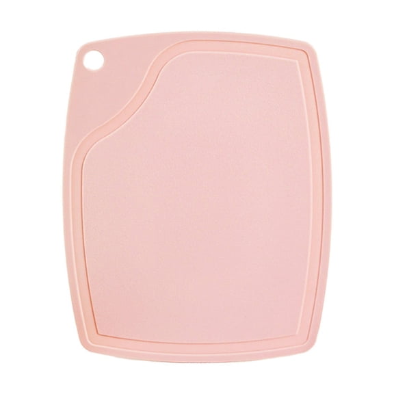 Cutting Boards for Kitchen, Plastic Cutting Board 6x8", Thick Chopping Boards for Meat, Veggies, Fruits, with Easy Grip Handle,Dishwasher Safe (Pink)