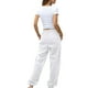thumbnail image 2 of Jumpingount Pantalones de mujer Pantalones de yoga elásticos de cintura alta Pantalones deportivos de entrenamiento Prendas para la parte inferior del cuerpo Blanco L Jumpingount AP003411-03, 2 of 6