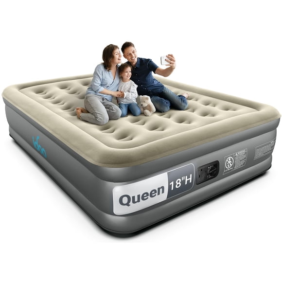 Colchón inflable iDOO Queen 46 x 152 x 203 cm con bomba incorporada