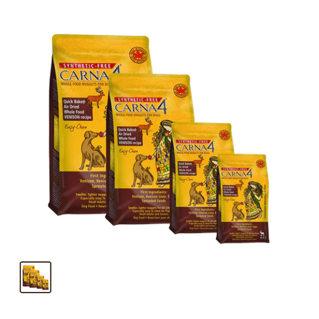 Carna4 Venison Grain Free Hand Crafted Dry Dog Food 5 lb