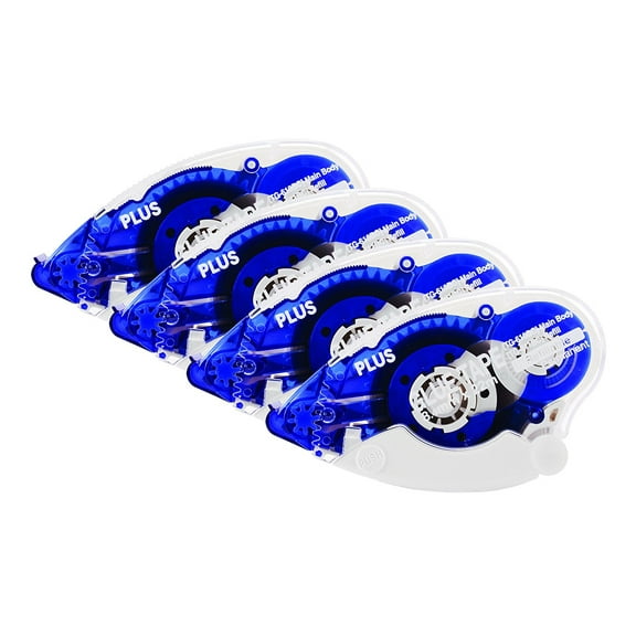 Plus Corporation Glue Tape Tg610Bc, 72' of Adhesive, 4Pack 60385