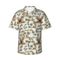 thumbnail image 1 of Balery Hawaiian Style Camisas hawaianas de manga corta para hombre, camisas playeras de corte holgado, camisas de vacaciones con botones,Large, 1 of 7