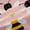 Black Yellow Pink, variant on Homewish Flying Bee Black Out Curtains for Child Boys Girls,Spring Garden Curtains Pack of 2 (42x63 Each),Floral Daisy Animal Bedroom Curtains,Ultra Soft Home Decor