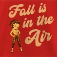 thumbnail image 2 of Girl's Betty Boop Fall is in the Air  Graphic Tee Red X Large, 2 of 5