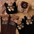 thumbnail image 2 of 1Pair Plush Bear Stockings Autumn Winter Female Stockings Kawaii Cute Socks Lovely Korean Style Socks For Girls, 2 of 9