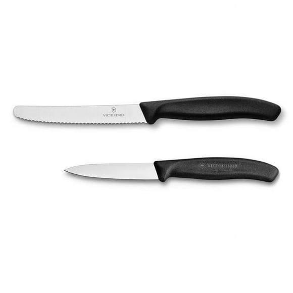 Victorinox Swiss Army 246925 Utility & Paring Pillow Knife with Black Handle