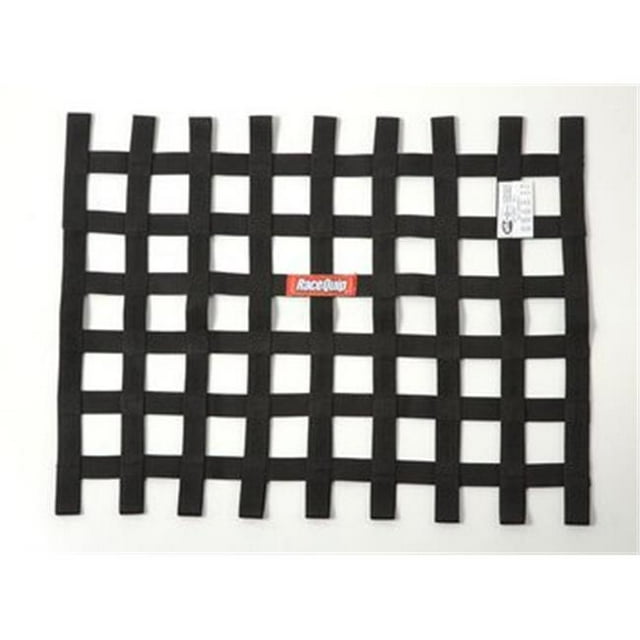 725005 18 x 24 in. SFI Ribbon Window Net, Black