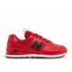 thumbnail image 1 of New Balance 574 Mens Metal Sport Team Red Leather Lifestyle Sneakers - ML574SOY, 1 of 5