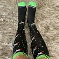 thumbnail image 7 of Glow in the Dark Sport Compression Socks - Knee High Performance Socks for Running, Athletics, Travel, and Pregnancy - Improved Circulation & Support for Men and Women - 3 Pair, 7 of 7