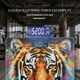 thumbnail image 3 of High Precision Body Weight Scale Smart Bathroom Scales with Large LCD Display(400lbs),Decorative for Bedroom-Majestic Tiger With Vibrant Colors, 3 of 4