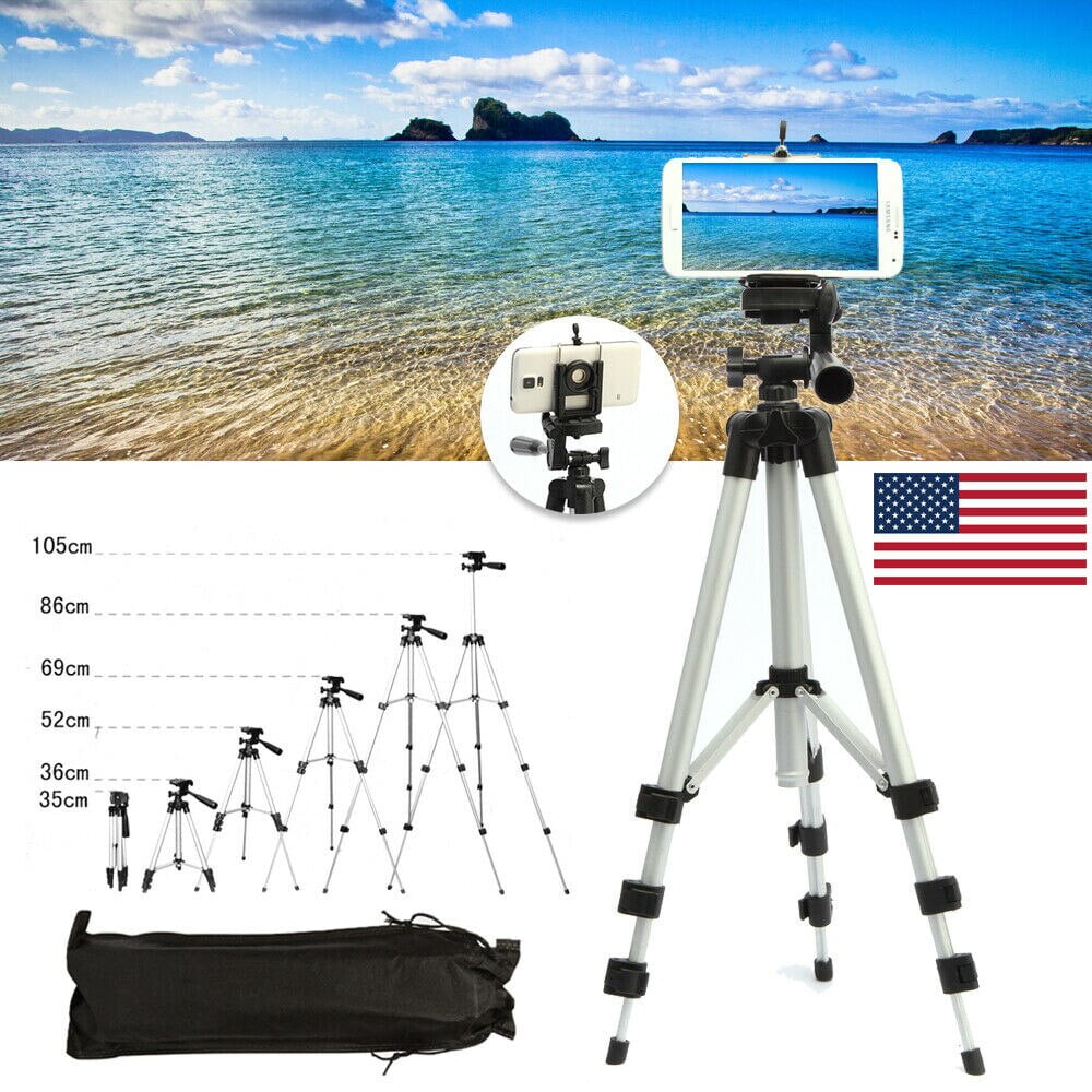 Professional Retractable Portable Camera Tripod Stand for Canon DSLR