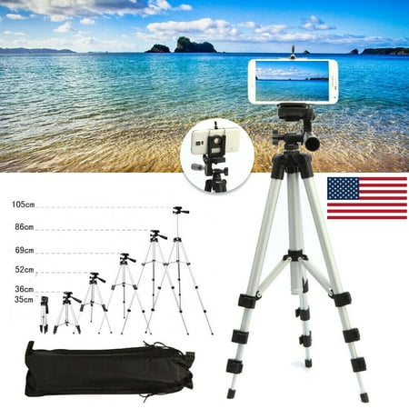 Professional Retractable Portable Camera Tripod Stand for Canon DSLR Cell
