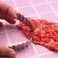 thumbnail image 3 of Polymer Clay Cutter Shapes Puncher Hole Punch Metal Mold cutters shapes Metal Stamps Cutter Shapes Wave, 3 of 7