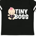 thumbnail image 4 of Inktastic Tiny Boss with Baby in Suit Girls Toddler T-Shirt, 4 of 5