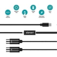thumbnail image 4 of MIDI to USB C Type C Cable USB MIDI Converter with Indicator Light for Electronic Organ Computer, 4 of 5