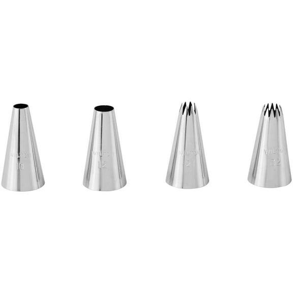 Wilton Large Decorating Tip Set, 4-Piece
