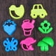 thumbnail image 3 of Juego de 8 moldes de arena para playa para niños (flor, mariposa, color aleatorio), 3 of 7