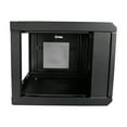 thumbnail image 3 of StarTech.com 2 Post 6U 19 Pouces Wall Mount Network Cabinet, 15 Pouces Deep Locking IT Switch Depth Enclosure, Vented Computer/Electronics Equipment Data Rack with Shelf & Hook & Loop Tape /Assembled 6U (RK616WALM) - Armoire Murale - Montable au Mur - Noir -, 3 of 6