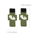 thumbnail image 2 of 2Uds. Parches Militares Divertidos Ojos De Gato Para Ropa Mochila Sombrero Verde Militar 2 Piezas, 2 of 2