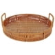 thumbnail image 4 of Imitation Rattan Weaving Basket Snack Basket Kitchen Storage Solution Simple And Elegant Design 31X30X8.8CM 1Pack, 4 of 4