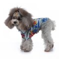 thumbnail image 2 of Balems Dog Vest Clothes Summer Beach Shirt Dog clothing Beach Casual Pet Floral Short Sleeve, 2 of 7