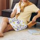thumbnail image 5 of Fotbe Daisies Flowers Pantalones Cortos de Pijama para Hombre, Ropa de Dormir, Pantalones de Pijama Cortos para Hombre-Small, 5 of 6