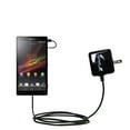 thumbnail image 1 of Gomadic Intelligent Compact AC Home Wall Charger suitable for the Sony Xperia ZL - High output power with a convenient, foldable plug design - Uses Ti, 1 of 4