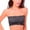 Dark Gray, variant on FYEGRE Women's Strapless Bralette Top with Removable Padding Soft Stretchy Double Bandeau Support for Plus Size Comfort Dark Gray XL